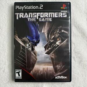 Transformers: The Game (PS2, 2007) Complete CIB w/ Manual & Disc - PlayStation 2